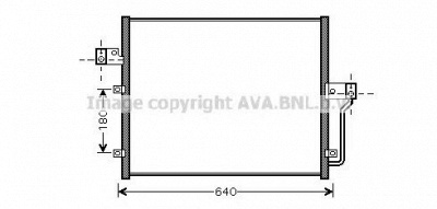 AVA QUALITY COOLING dw5082 -  Конденсатор, кондиционер
